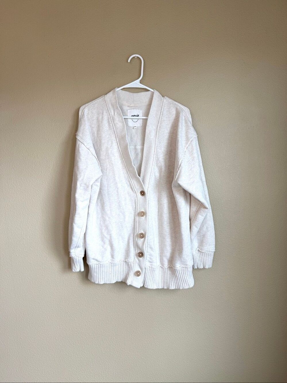 Aerie Oversized Fleece Cardigan Sweater